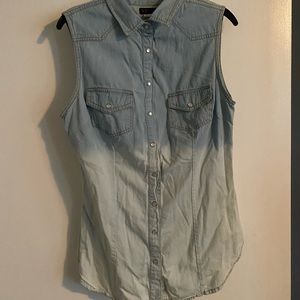 Venus Jean ombré sleeveless tank top / vest M 6